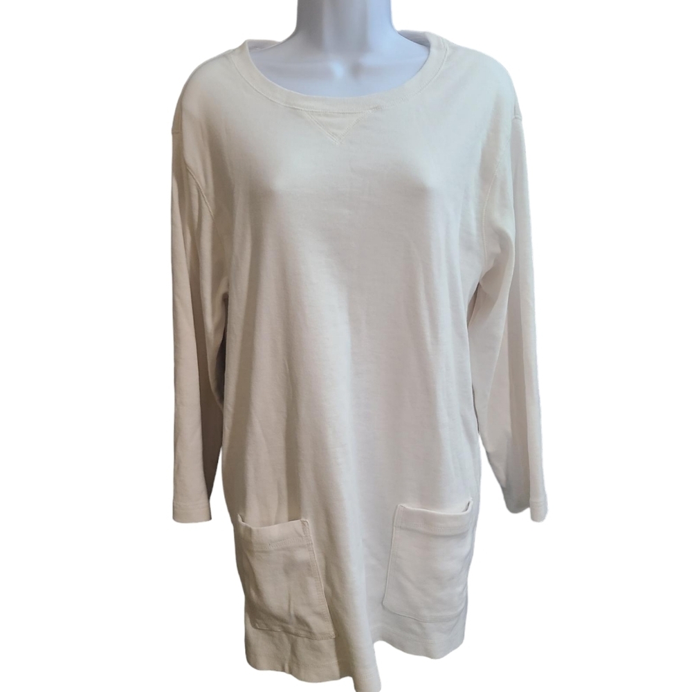 WHITEFISH BAY long sleeve pocket tunic XL